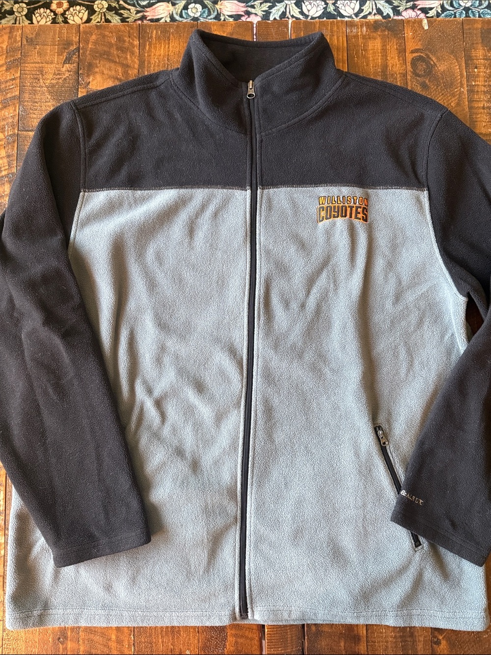 North & Acrux Williston Coyotes Fleece Jacket Men’s 2XL Full Zip